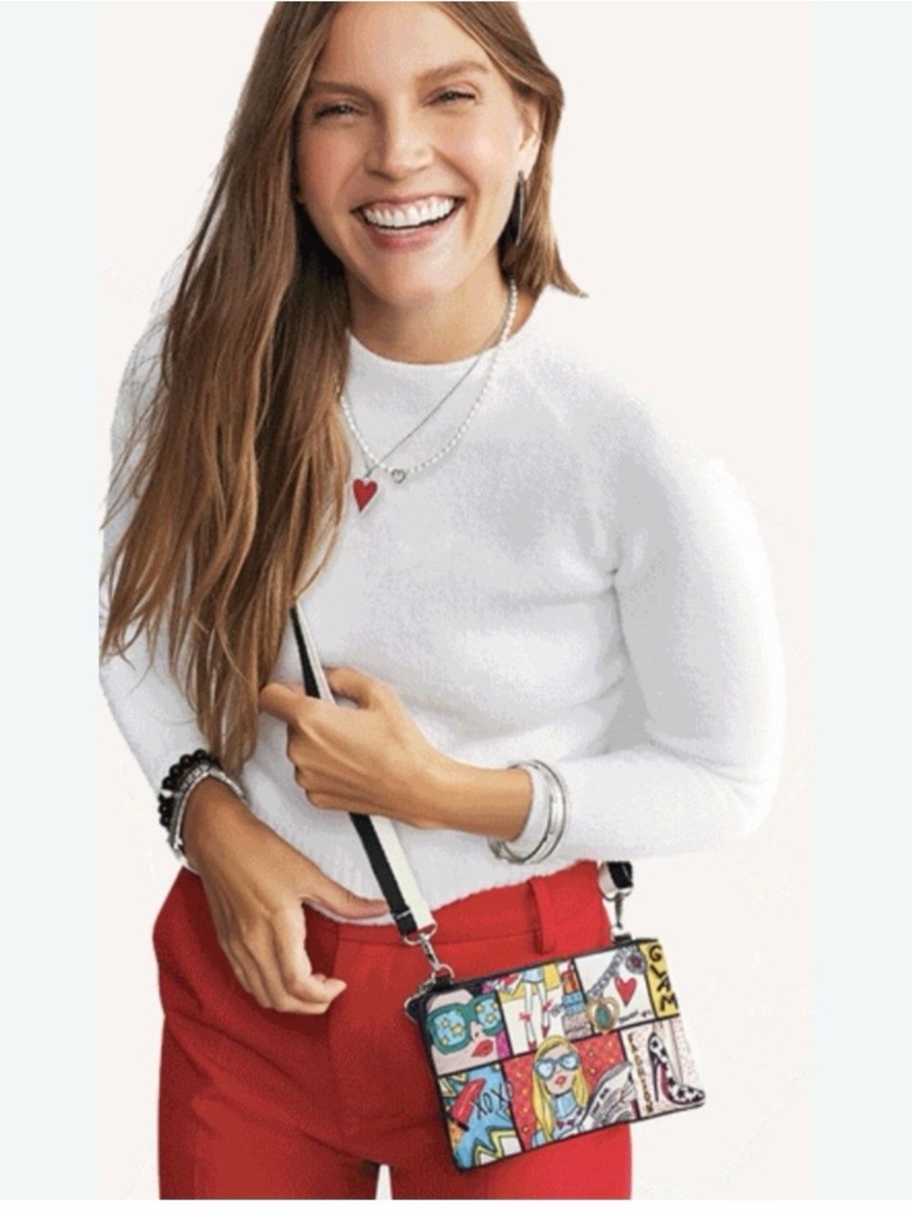 Brighton Pop Art Crossbody Bag With Gift Bags